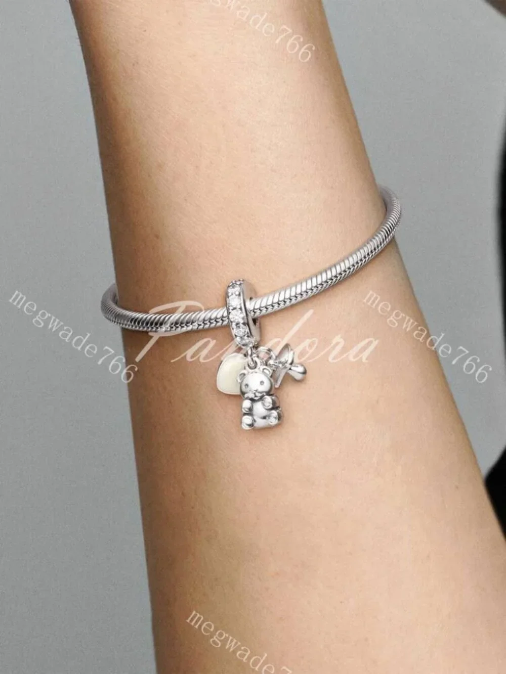 Baby Teddy Bear Dangle Charm